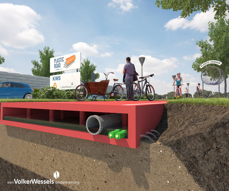 Illustration for article titled This Company Wants To Test Plastic Roads That Can Be Made In a Factory